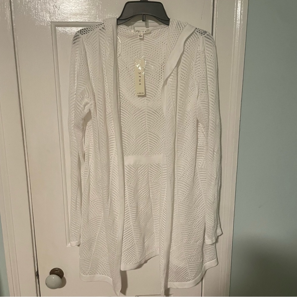 Cyrus Lace Sweater Cardigan New with Tags